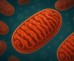 Mitochondria, tiny “power plants” of our cells.